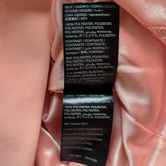 Bebe Pink One Shoulder Dress Women’s Size XXS - Picture 7 of 7